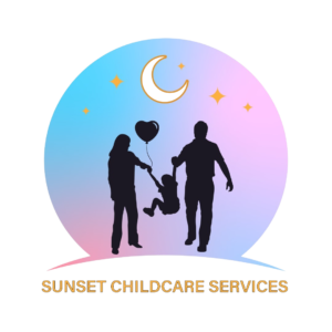 sunset childcare service logo