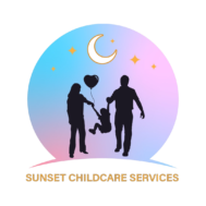 sunset childcare service logo